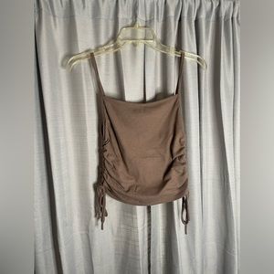 Brown luna chix tank size M